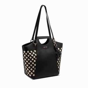 Nine West Zahari Cut Out Tote Bag - Black - Ireland (GZ6425087)